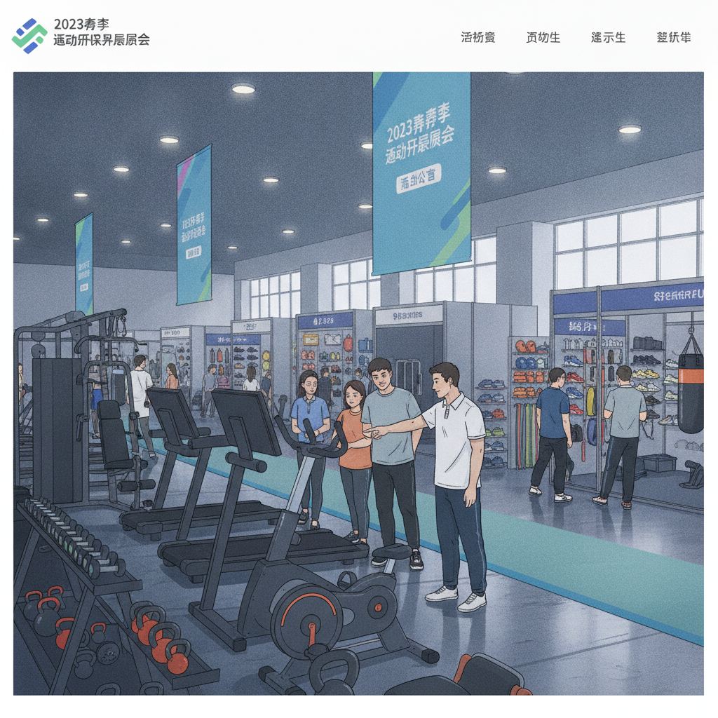 2023年春季运动器材展览会现场