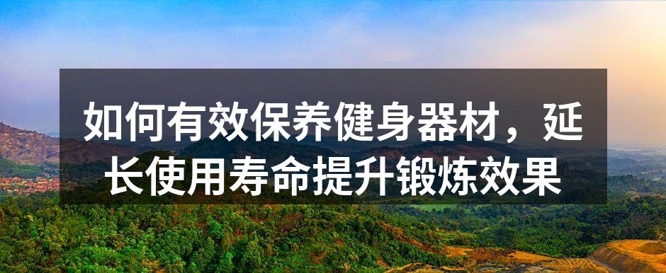 定期清洁是保养的第一步